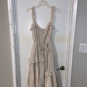 Creme boho ‘nectar’ dress, worn once